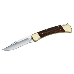 Складной нож Buck 110 Folding Hunter, сталь 420HC, чехол кожа